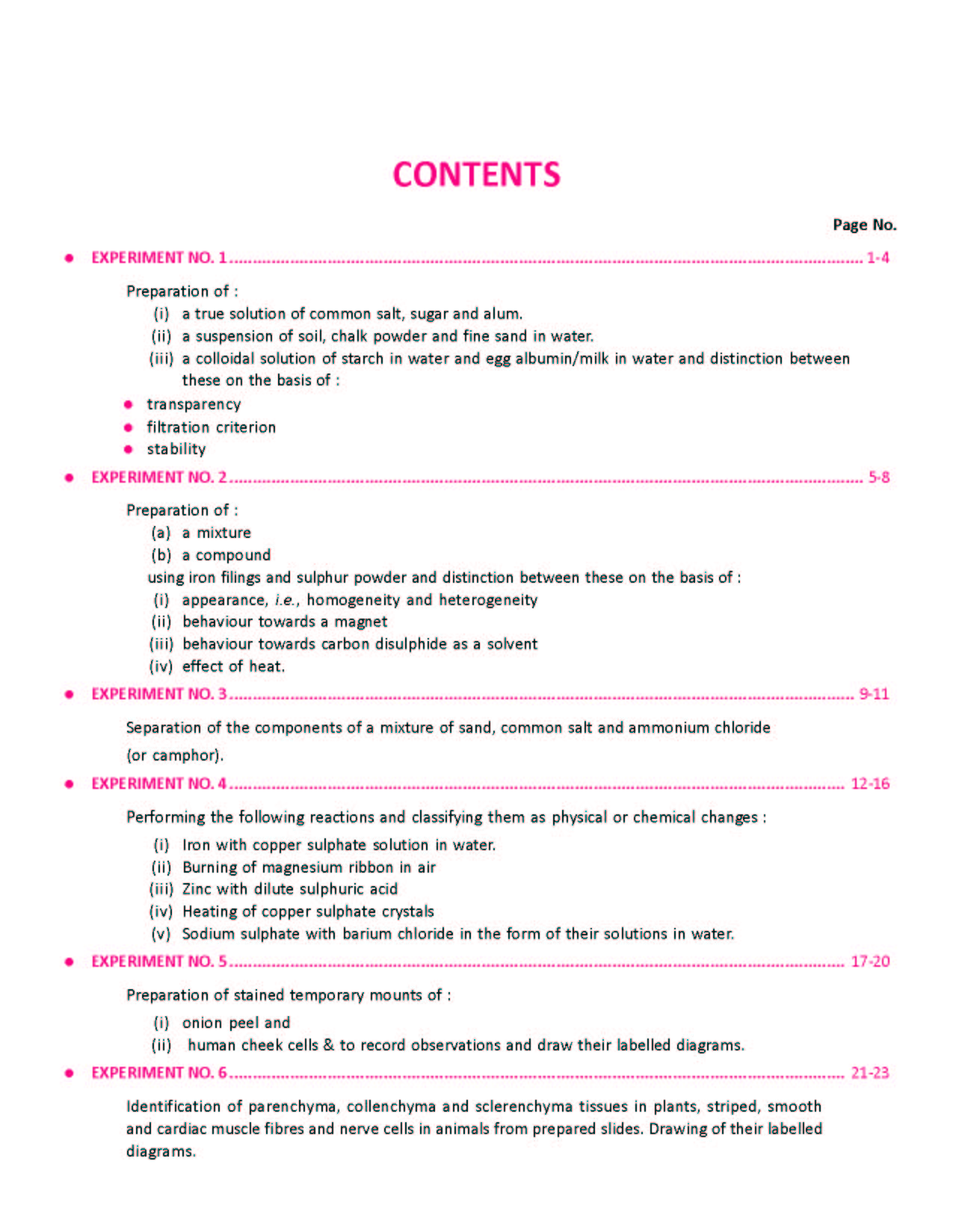 Cbse Lab Manual Practical Manual Science For Class Sahitya Bhawan